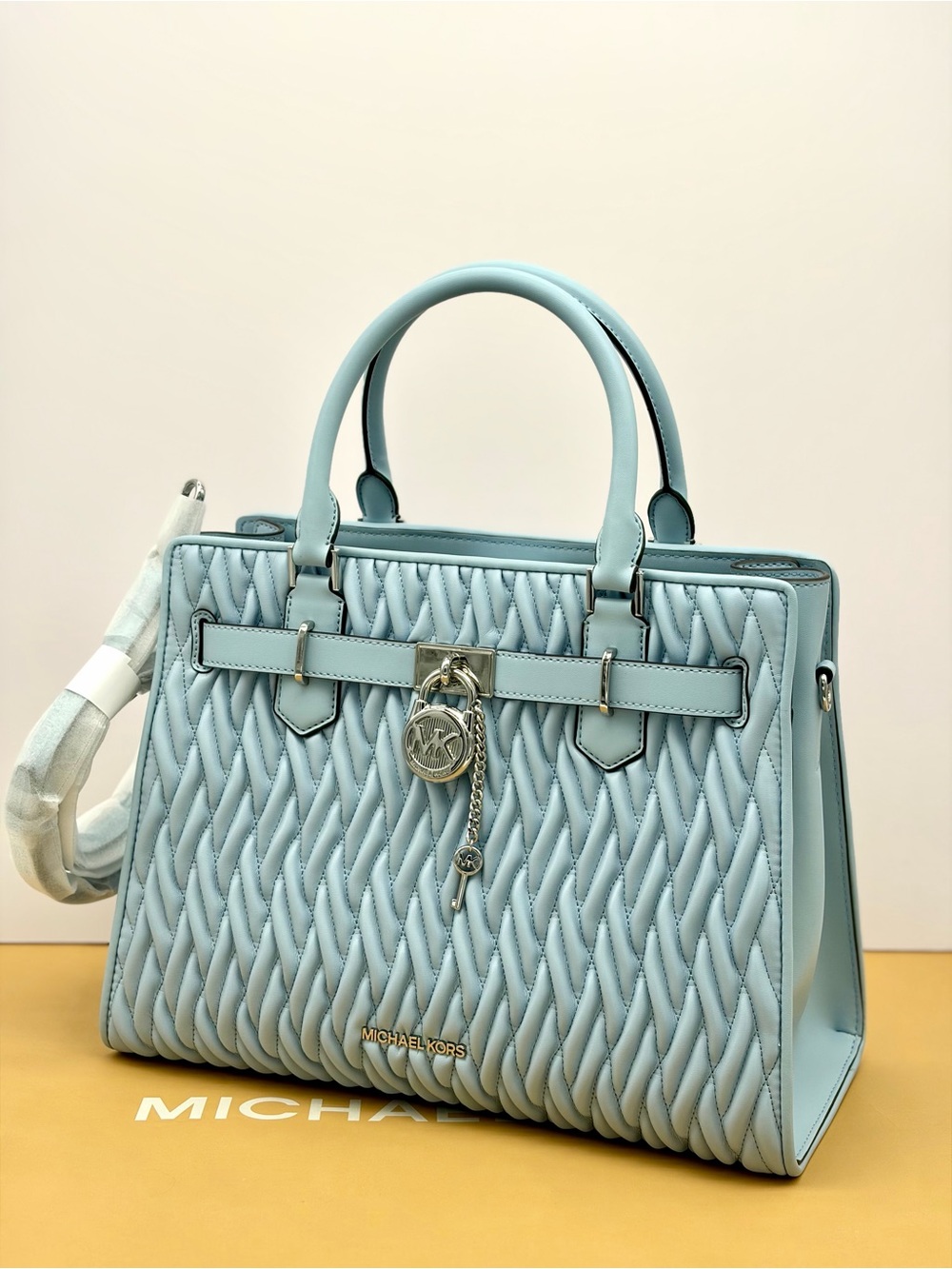 MICHAEL KORS Hamilton Medium  Matelassé Satchel Crossbody